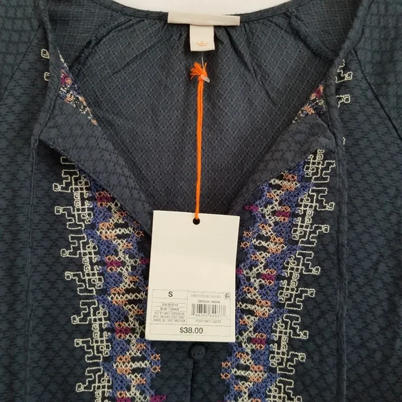 Knox Rose Blue and Purple Embroidered Dress - Picture 9 of 11